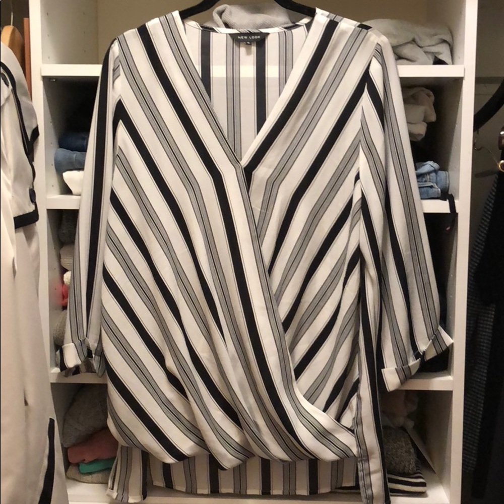 ASOS striped blouse